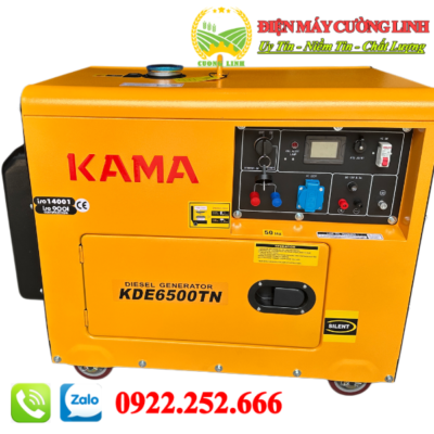 Máy Phát Điện Chạy Dầu KAMA KDE6500TN 5Kw Chống Ồn