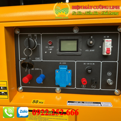 Máy Phát Điện Chạy Dầu KAMA KDE6500TN 5Kw Chống Ồn